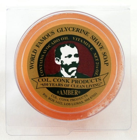 COL. CONK AMBER SHAVING SOAP - Prohibition Style