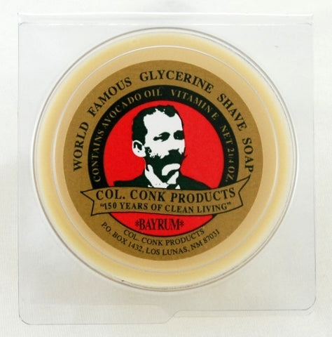 COL. CONK BAY RUM SHAVING SOAP - Prohibition Style