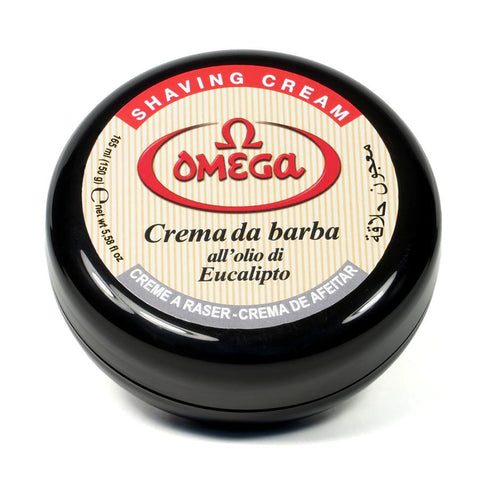 OMEGA EUCALYPTUS SOFT SHAVING CREAM SOAP - Prohibition Style