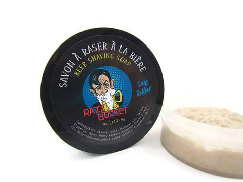 Beer shaving soap Limited Edition with tallow - By Entre Bulles Et Moi - Prohibition Style