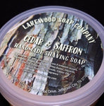 Lakewood Soap Company - Cedar and Saffron - Shave Soap - Prohibition Style
