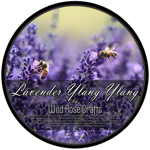 Wild Rose Crafts aka Prohibition Style - Lavender Ylang Ylang - Vegan Shave Soap - Prohibition Style