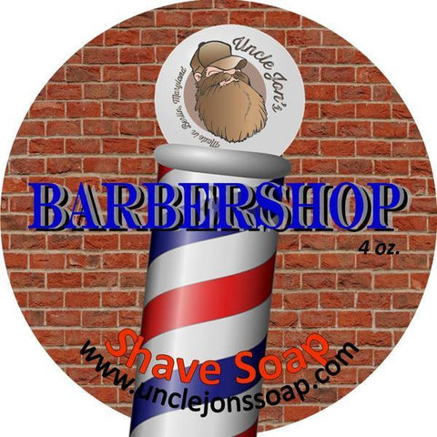 UNCLE JON'S NATURAL SHAVE SOAP - Barbershop - Prohibition Style